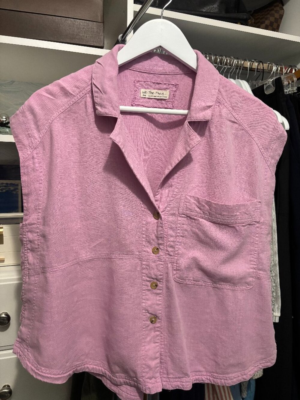 We The Free button-front shirt - Pink XS